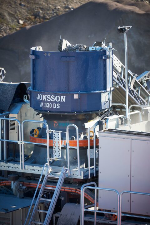 Jonsson WS 330 DS Wheeled Cone Crusher