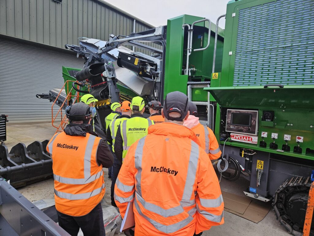 Agg-Pro Sales Team Views McCloskey International Machinery In Northern Ireland