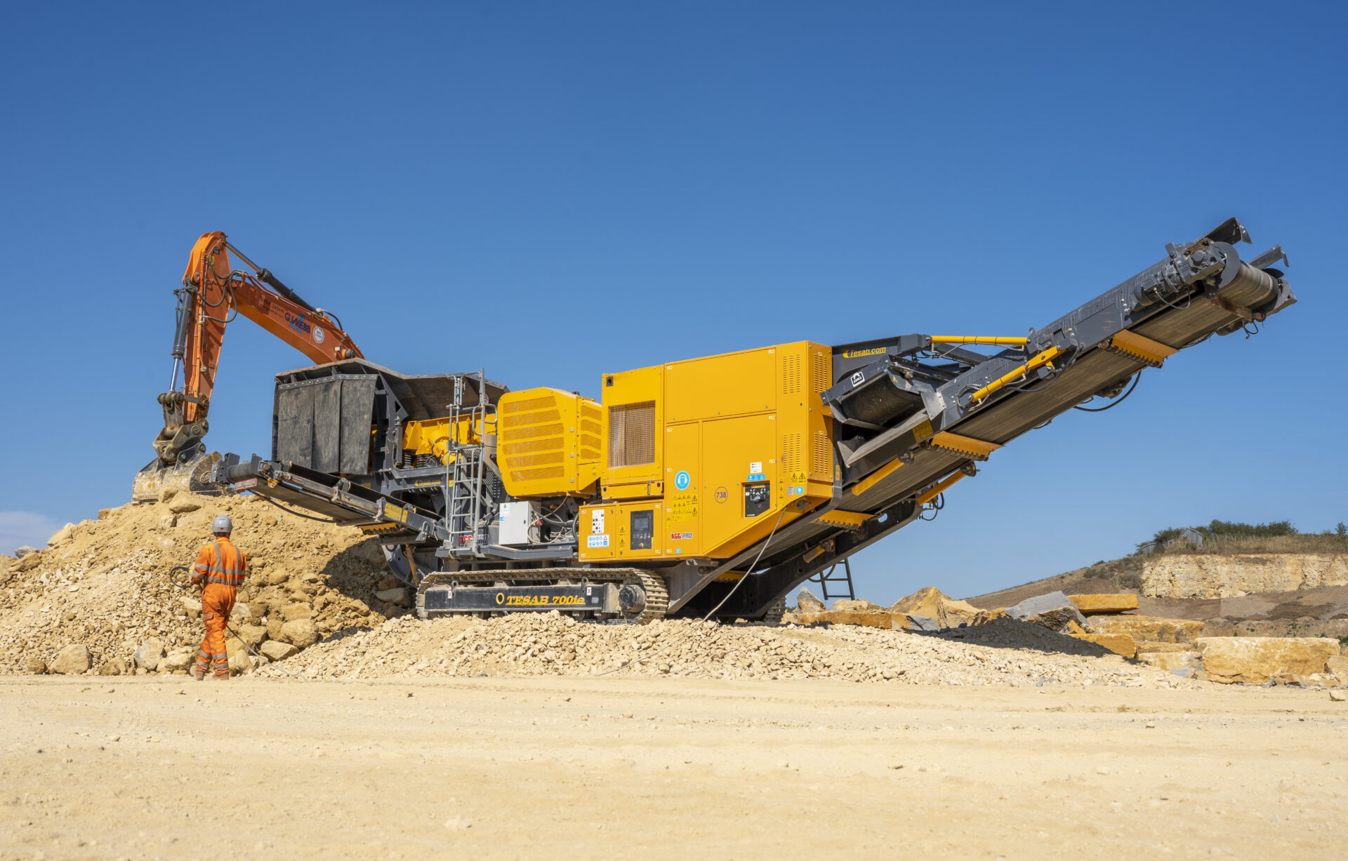 Used Tesab crushers for sale with Agg-Pro
