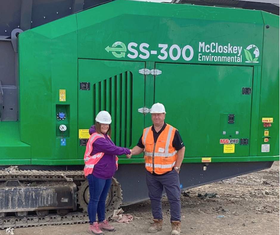 ESS-300 Primary Shredder demonstration