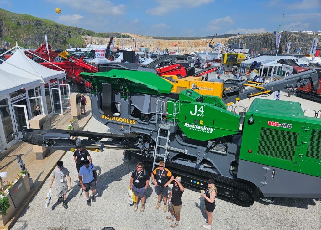 McCloskey J4 Jaw Crusher showcased by Agg-Pro at Hillhead 2024