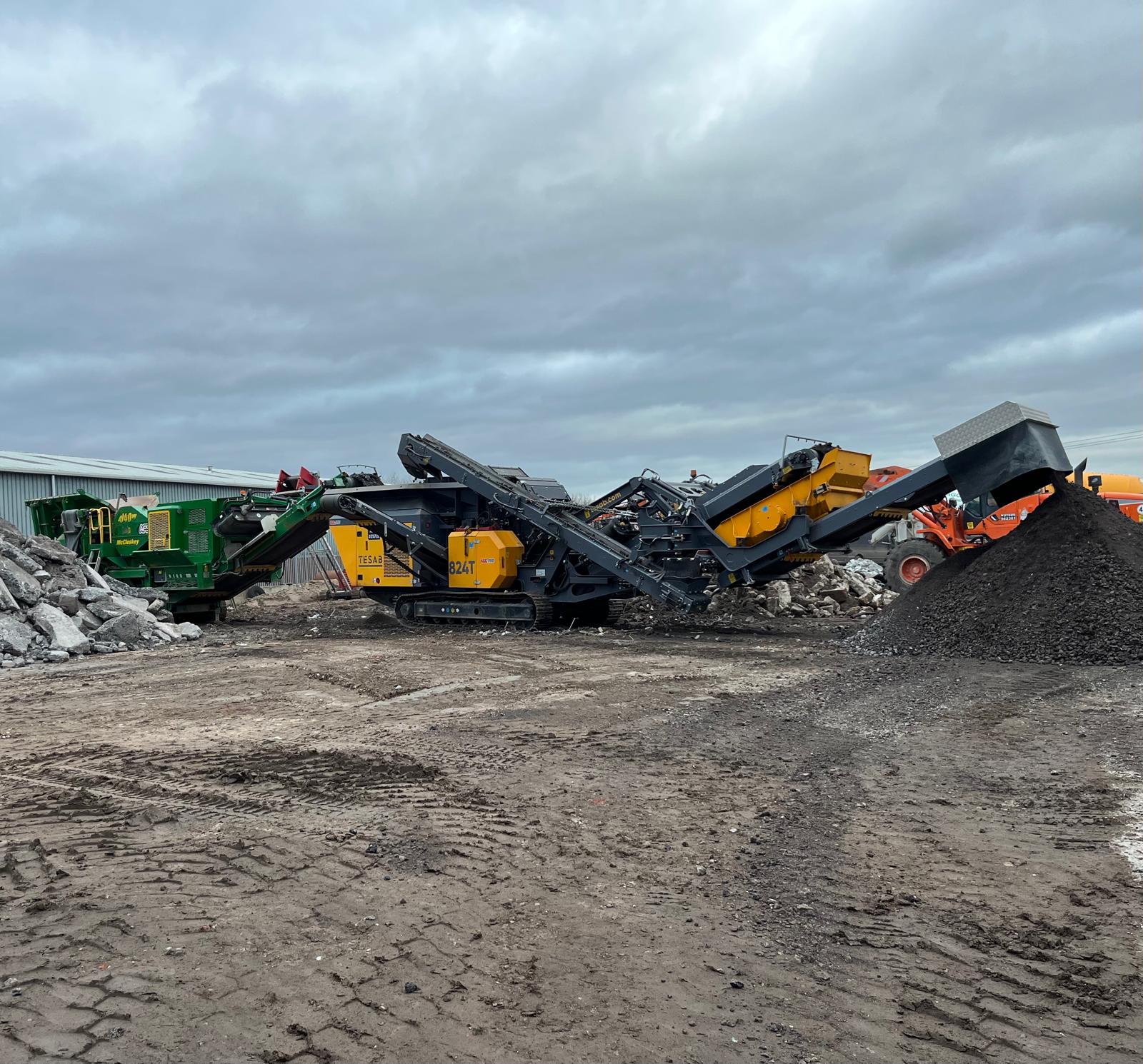 Used Tesab 824TR Impact Crusher For Sale With Agg-Pro