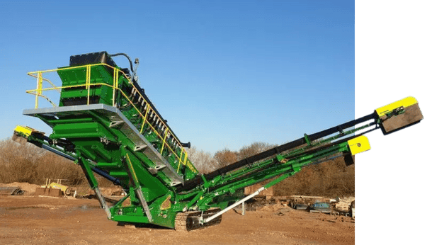 Aggregate washing machinery